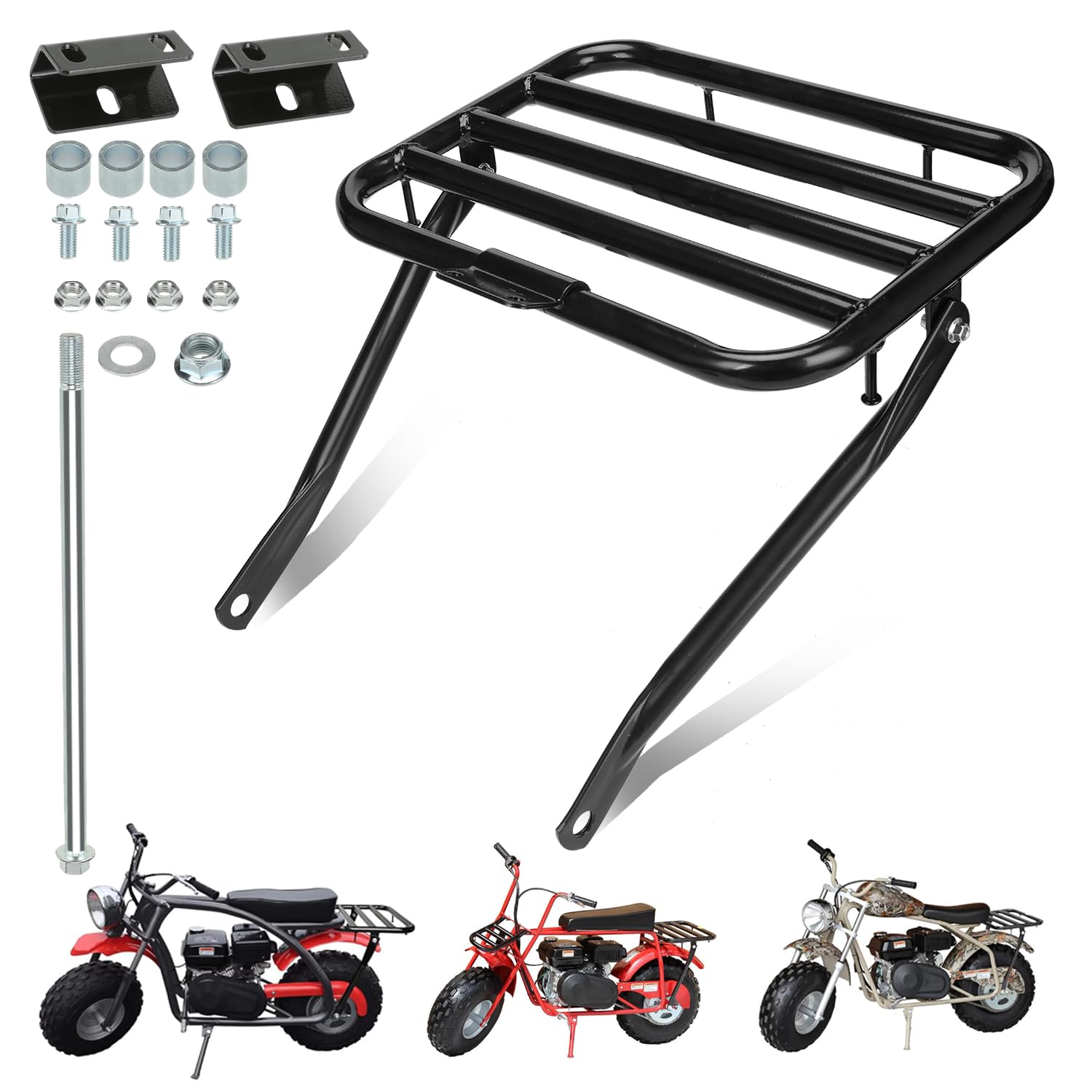 GREHUA Mini Bike Rear Cargo Rack Compatible with Coleman CT200U